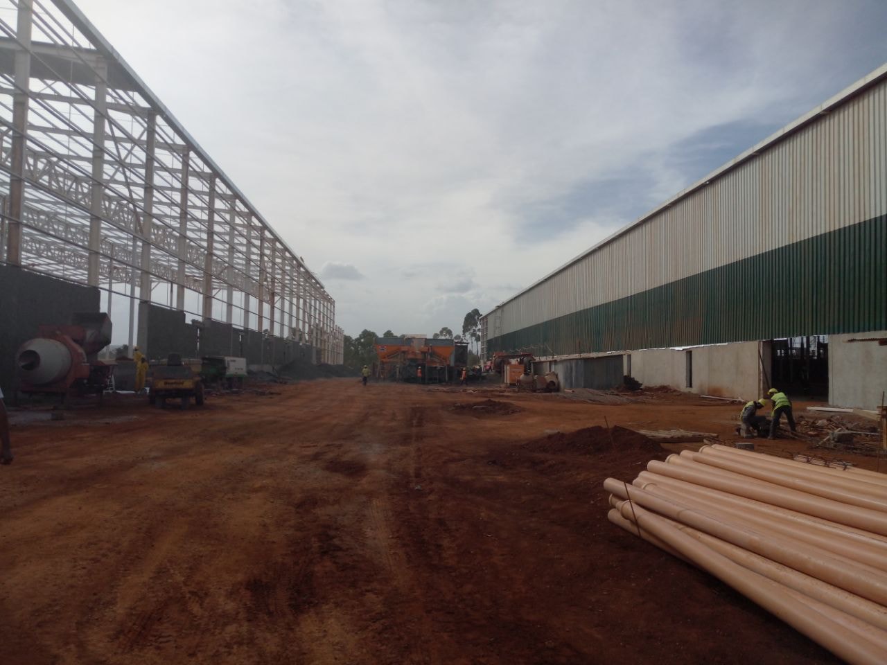 ALP North Logistics Park Construction Site in Progress