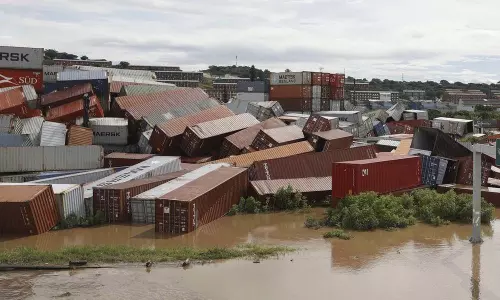 Heaviest rains in six decades hit Durban port Heaviest rains in six decades hit Durban port