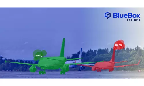 BlueBox helps businesses gauge aircraft-specific CO2 emissions BlueBox helps businesses gauge aircraft-specific CO2 emissions