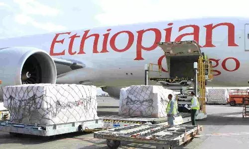 Ethiopian operates 12 freighters that include 9 B777Fs and 4 B737-800Fs Ethiopian operates 12 freighters that include 9 B777Fs and 4 B737-800Fs