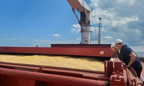 First ship sails from Ukraine with 26,000 tonnes food First ship sails from Ukraine with 26,000 tonnes food