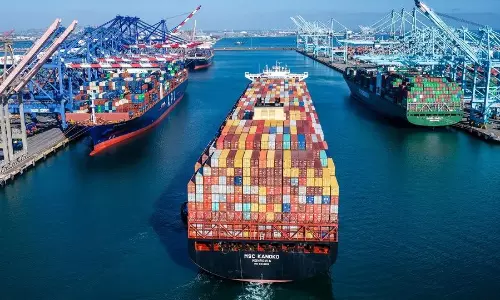 Containers handled at U.S West Coast ports decline in 4/6 months Containers handled at U.S West Coast ports decline in 4/6 months