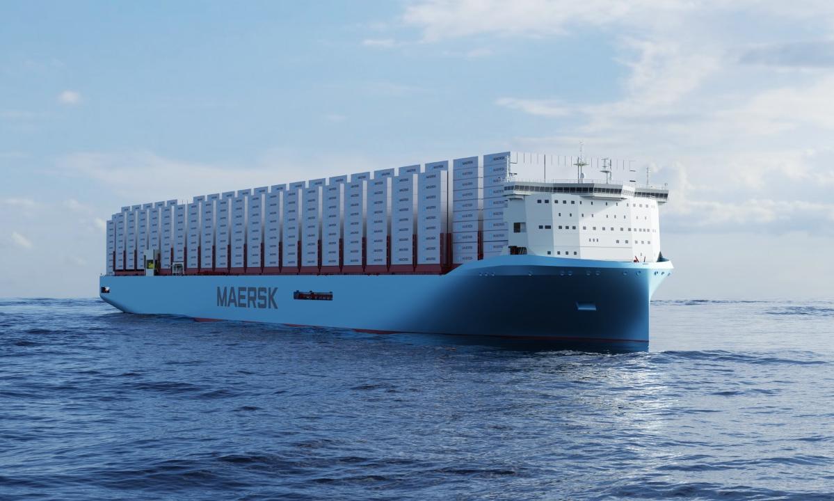 Maersk orders 6 new green methanol 17,000 TEU container vessels