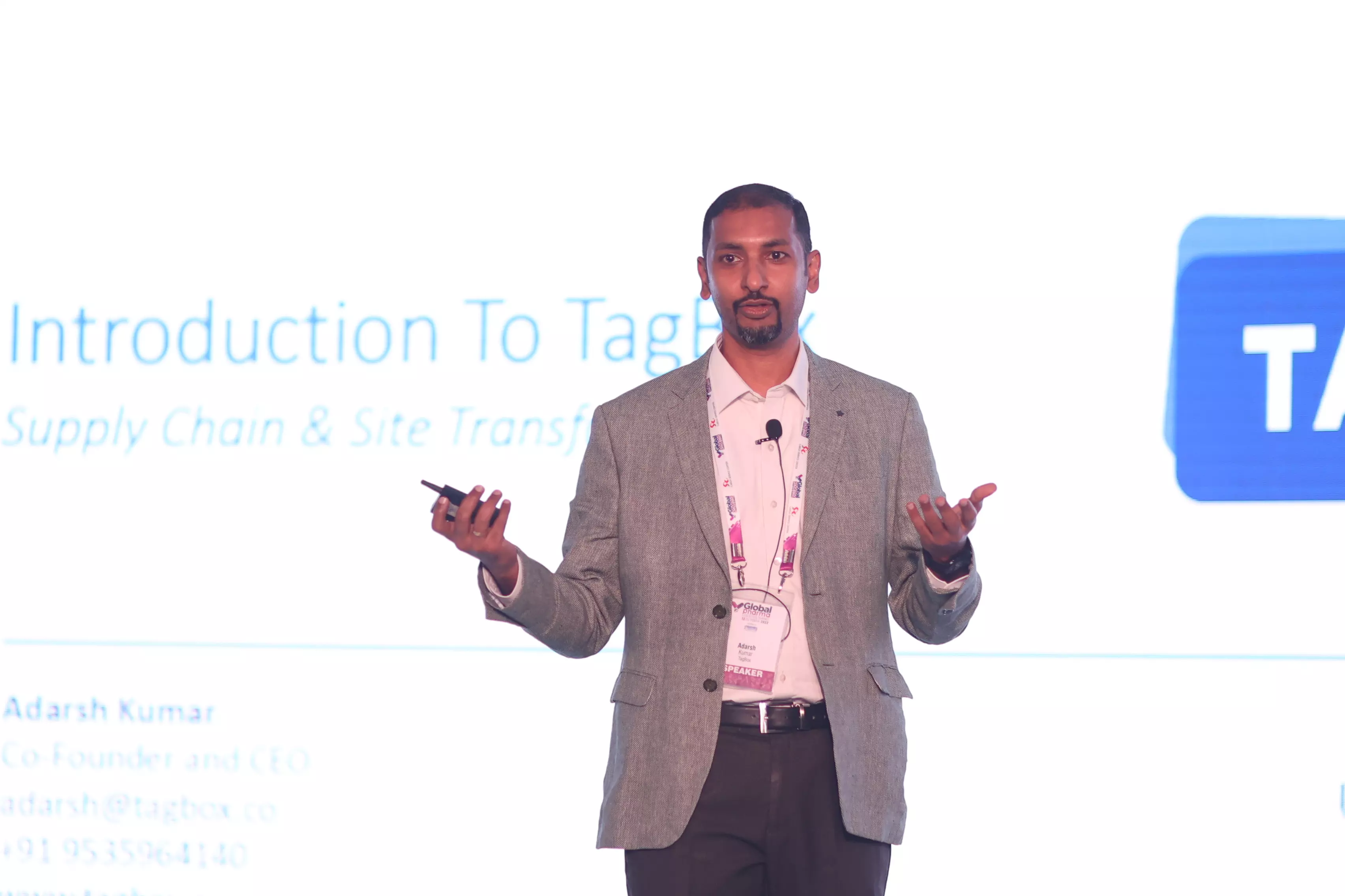 Adarsh Kumar, CEO and Co-Founder, TagBox