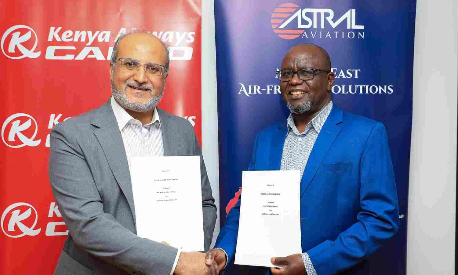 Kenya Airways Cargo and Astral Aviation partner to boost trade