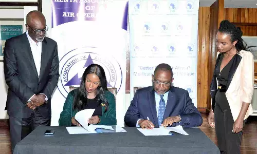 AFRAA inks MoU with the Kenya Association of Air Operators AFRAA inks MoU with the Kenya Association of Air Operators