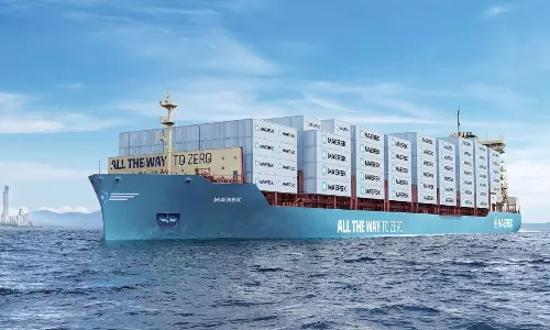 Maersk unveils design of green fuel powered vessel Maersk unveils design of green fuel powered vessel