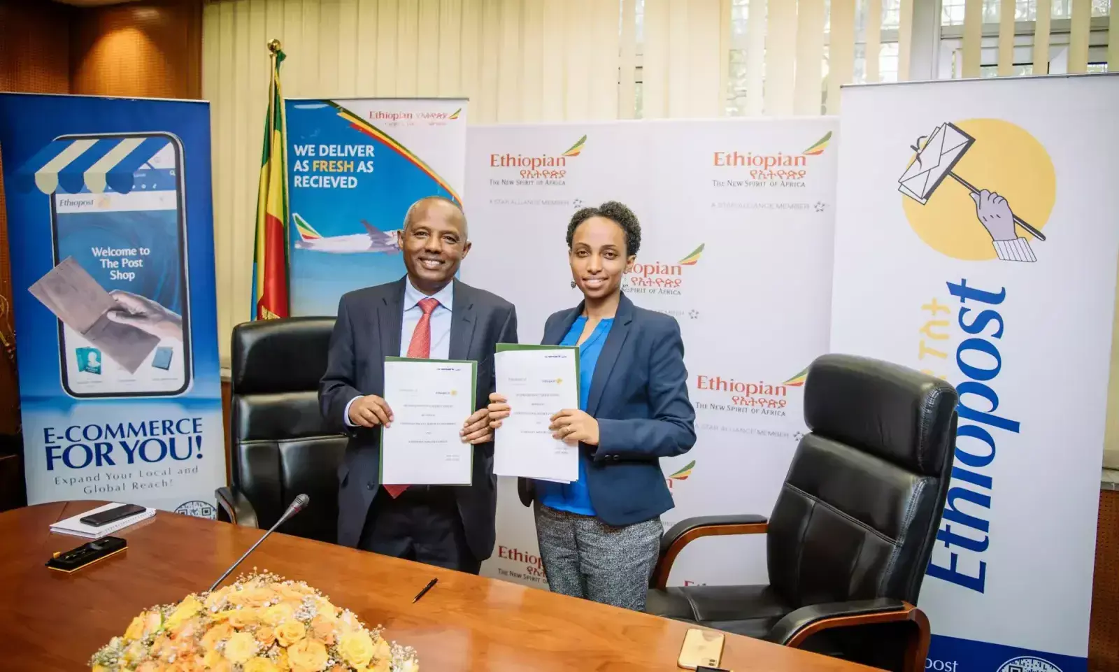 Ethiopian Airlines, Ethiopost partner to streamline e-commerce business