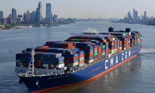 CMA CGM Q2 revenue drops 37%, net income plummets 83% CMA CGM Q2 revenue drops 37%, net income plummets 83%