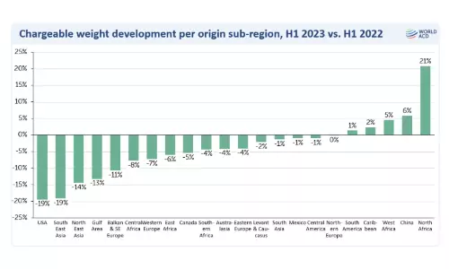North Africa tops air cargo growth in H1 2023