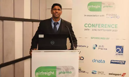 Vijan Chetty, CCA Board Director and General Manager, PPECB at Airfreight Pharma 2023. Vijan Chetty, CCA Board Director and General Manager, PPECB at Airfreight Pharma 2023.