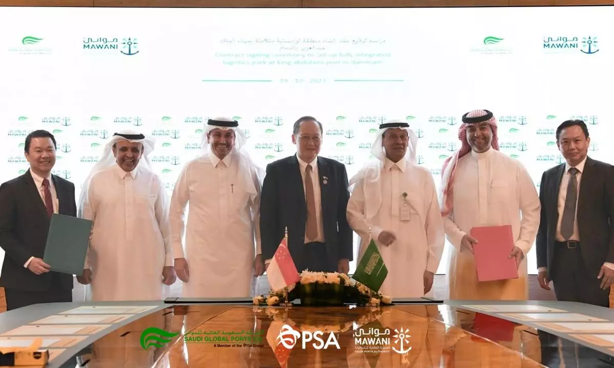 PSA’s Saudi Global Ports, Mawani sign deal for port logistics zone PSA’s Saudi Global Ports, Mawani sign deal for port logistics zone