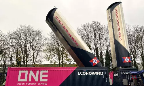 ONE to test wind propulsion for sustainable maritime future ONE to test wind propulsion for sustainable maritime future