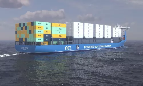 Yara Eyde - worlds first ammonia-powered container ship