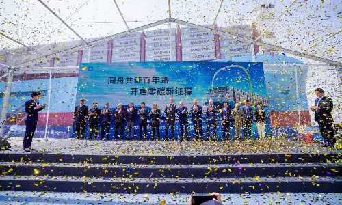 Astrid Maersk arrives in Shanghai for 1st green methanol bunkering in China