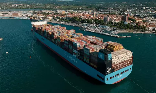 Astrid Maersk, 2nd large green methanol-enabled vessel, arrives at Koper
