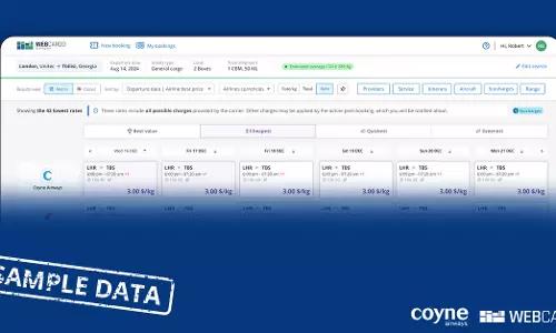 Coyne first carrier to offer DG bookings on WebCargo by Freightos Coyne first carrier to offer DG bookings on WebCargo by Freightos
