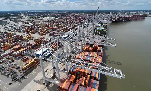 Container shipping peak season driven by front-loading of US imports Container shipping peak season driven by front-loading of US imports