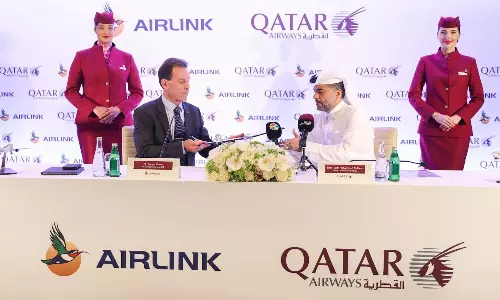 Qatar Airways acquires 25% stake in Airlink to boost African network Qatar Airways acquires 25% stake in Airlink to boost African network