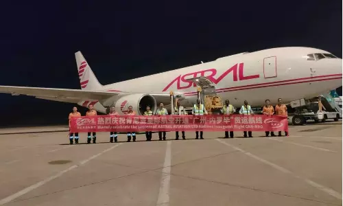 Astral Aviation launches direct flight between China and Africa