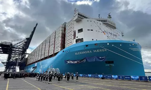 Maersk names latest vessel of dual-fuel methanol fleet Alexandra Maersk
