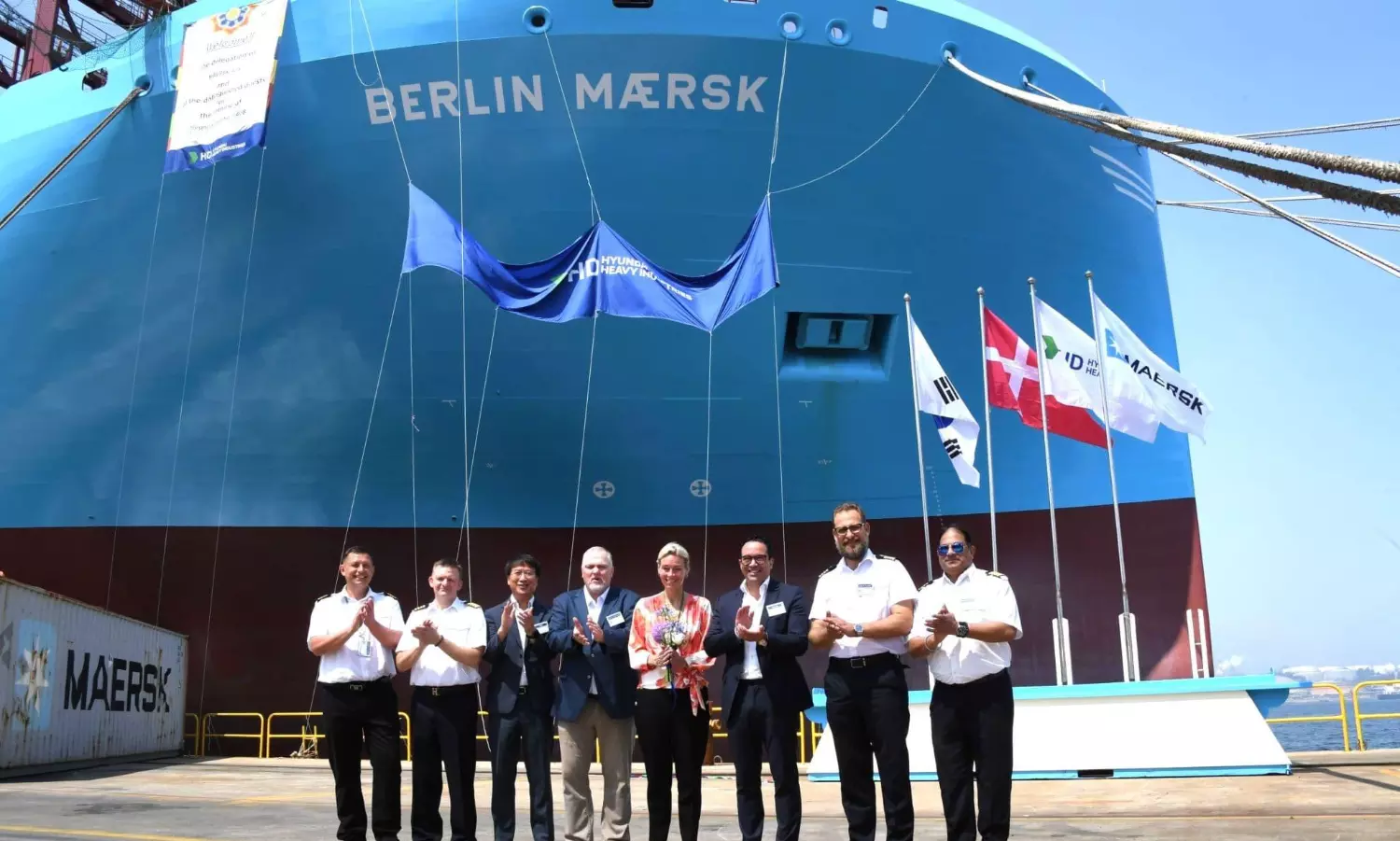 Berlin Maersk to make first port call in Shanghai on July 7 Berlin Maersk to make first port call in Shanghai on July 7