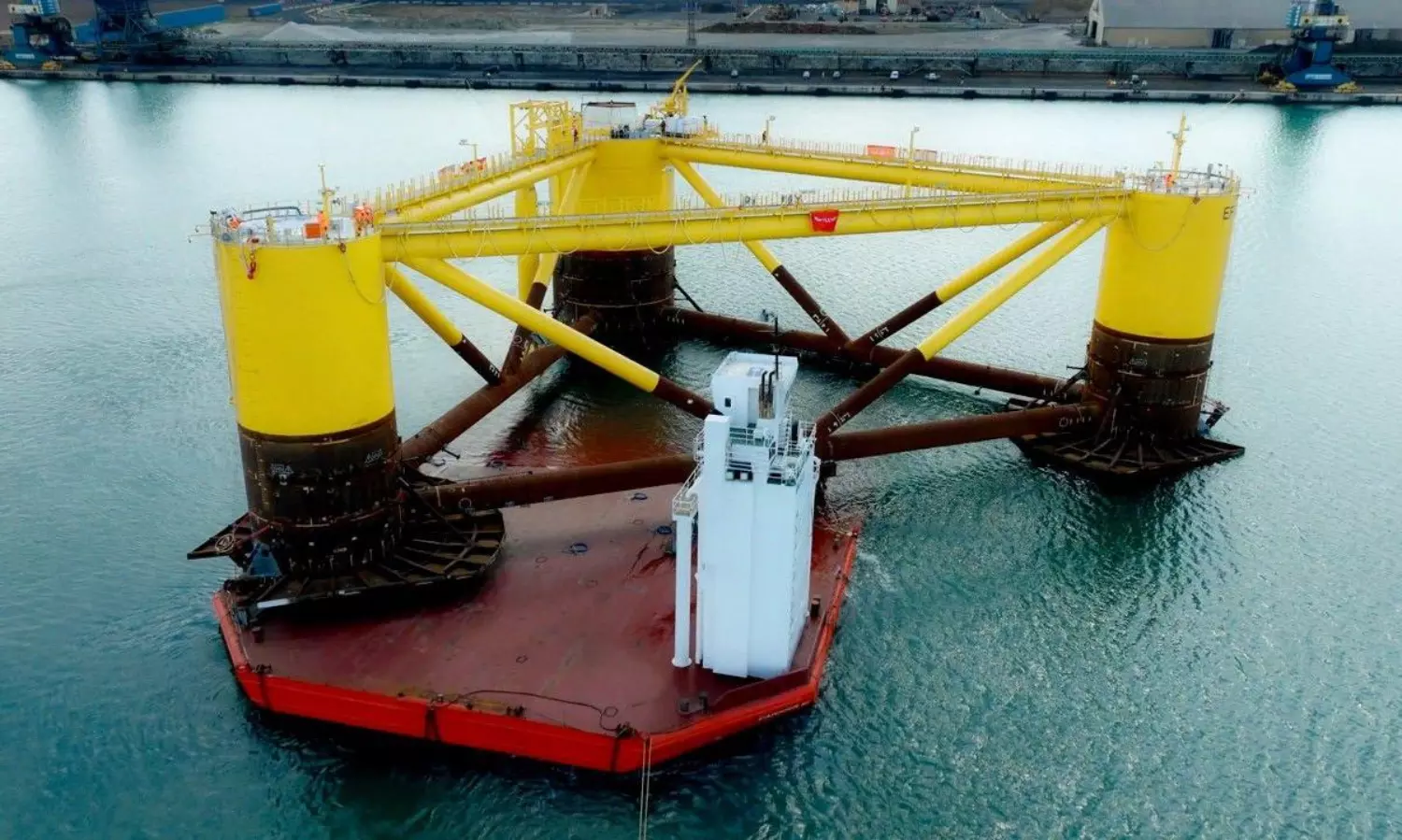 Geodis transports and launches floating wind foundations in France Geodis transports and launches floating wind foundations in France