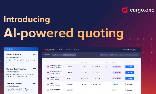 cargo.one enhances rate access, automation for forwarders