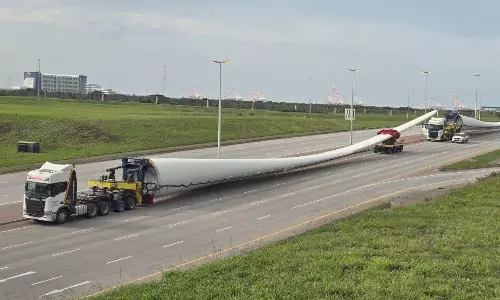 Vanguard completes delivery of 25 wind turbines to Ummbila project Vanguard completes delivery of 25 wind turbines to Ummbila project