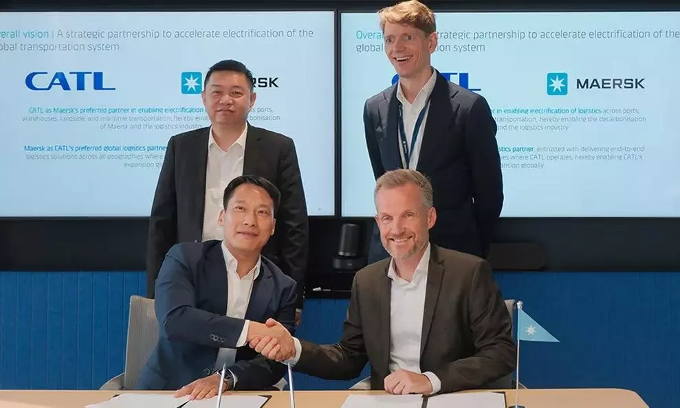 Maersk and CATL partner to drive green logistics and supply chain electrification