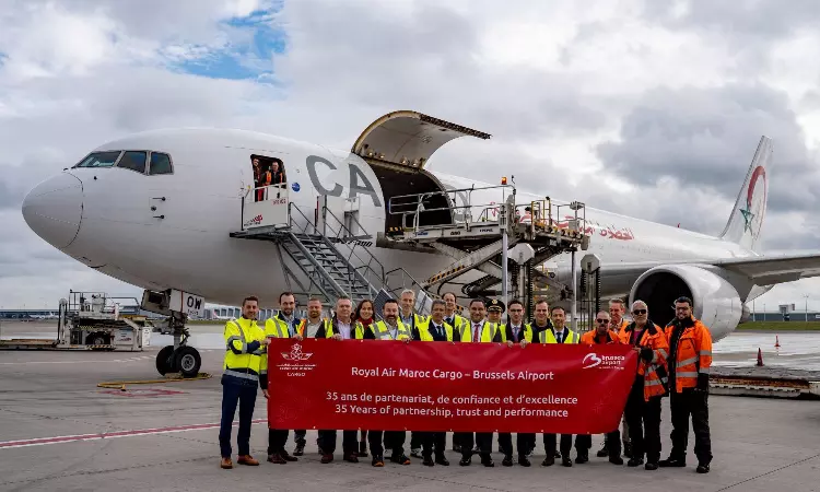 Royal Air Maroc Cargo marks 35 years of operations at Brussels Airport