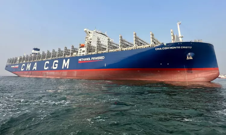 CMA CGM adds 400th owned vessel to fleet with methanol ship launch