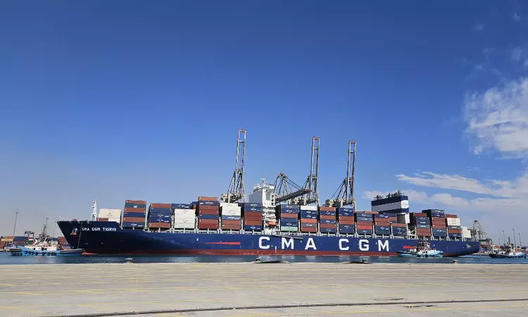 CMA CGM Tigris makes first call at Egypt’s Red Sea Container Terminals