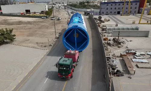 deugro completes multimodal transport of six deaerator vessels in UAE