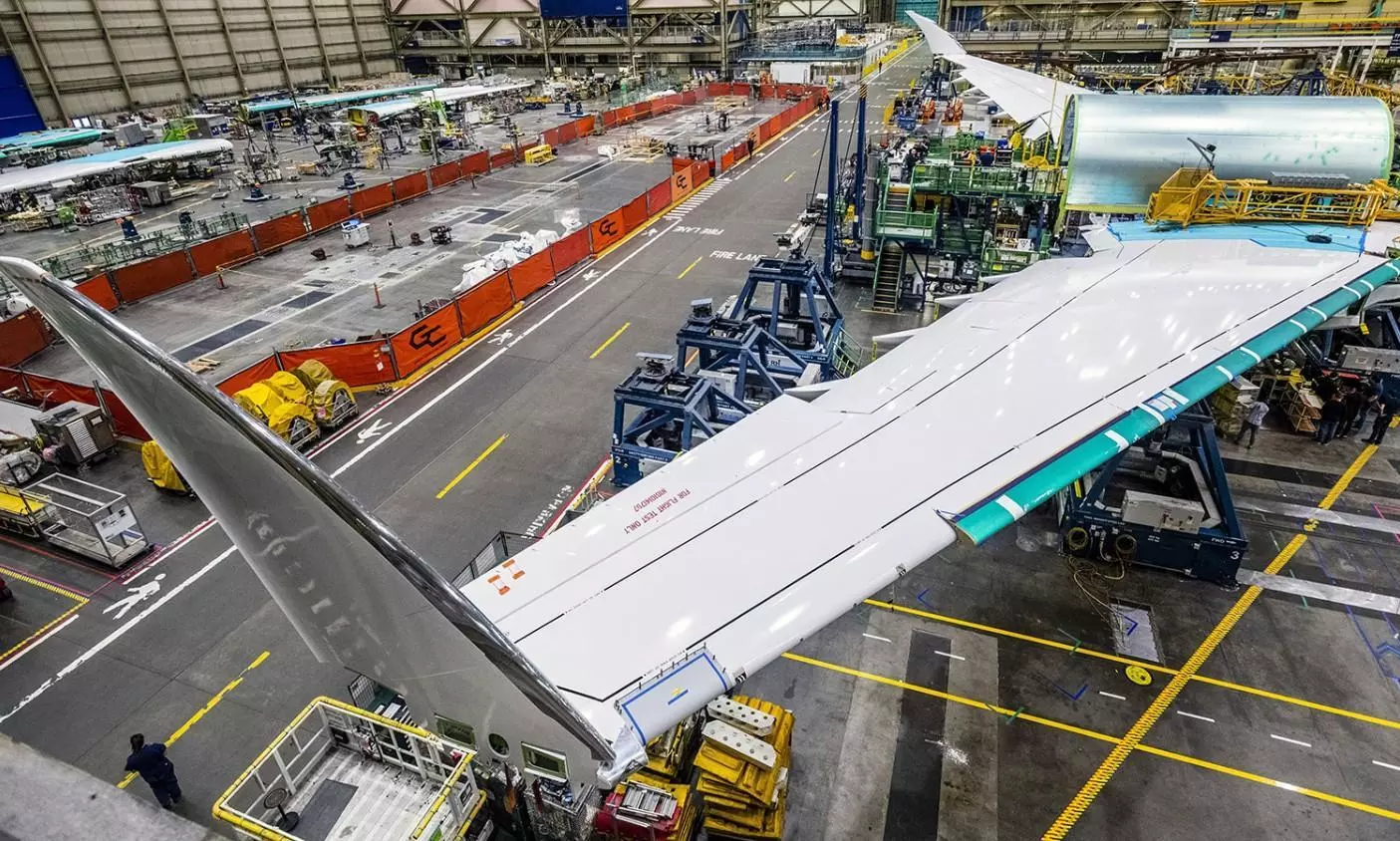 Boeing reaches wing-body join milestone for 777-8 freighter