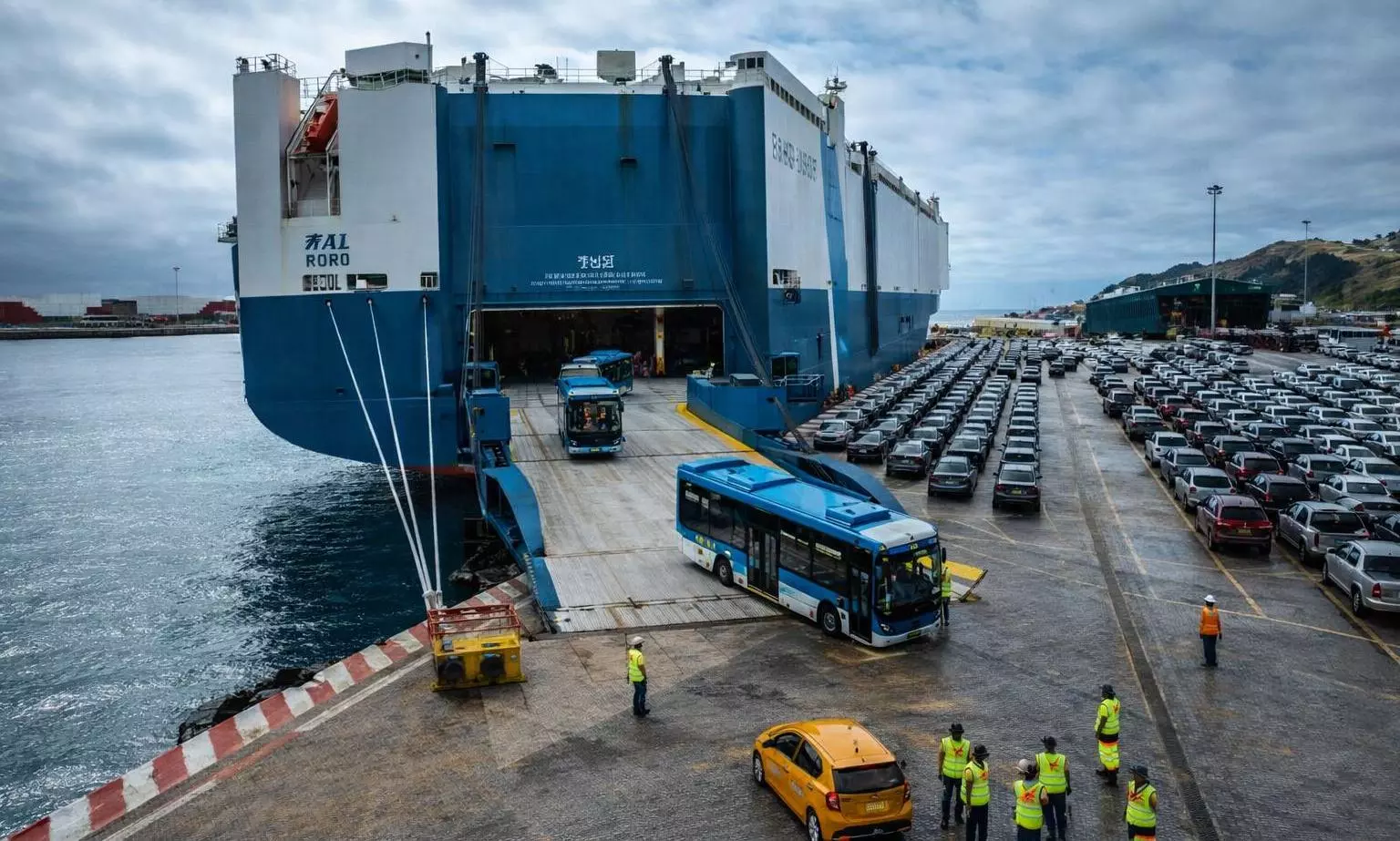 deugro transports 92 vehicles from China to Chile in peak season