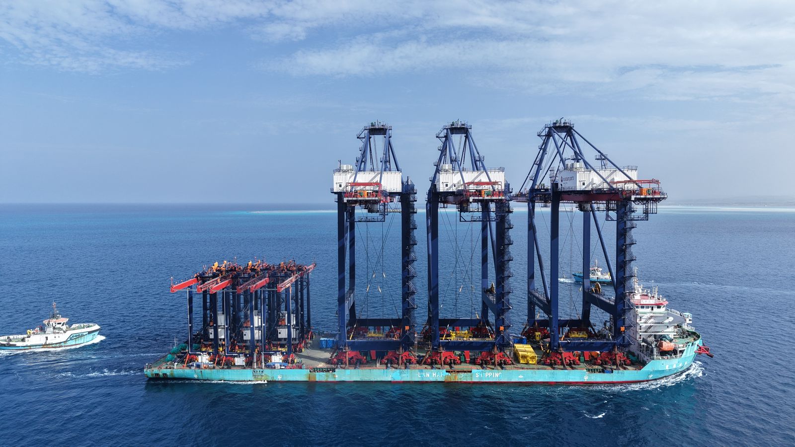 Egypt welcomes quay and yard cranes as Safaga 2 terminal nears completion