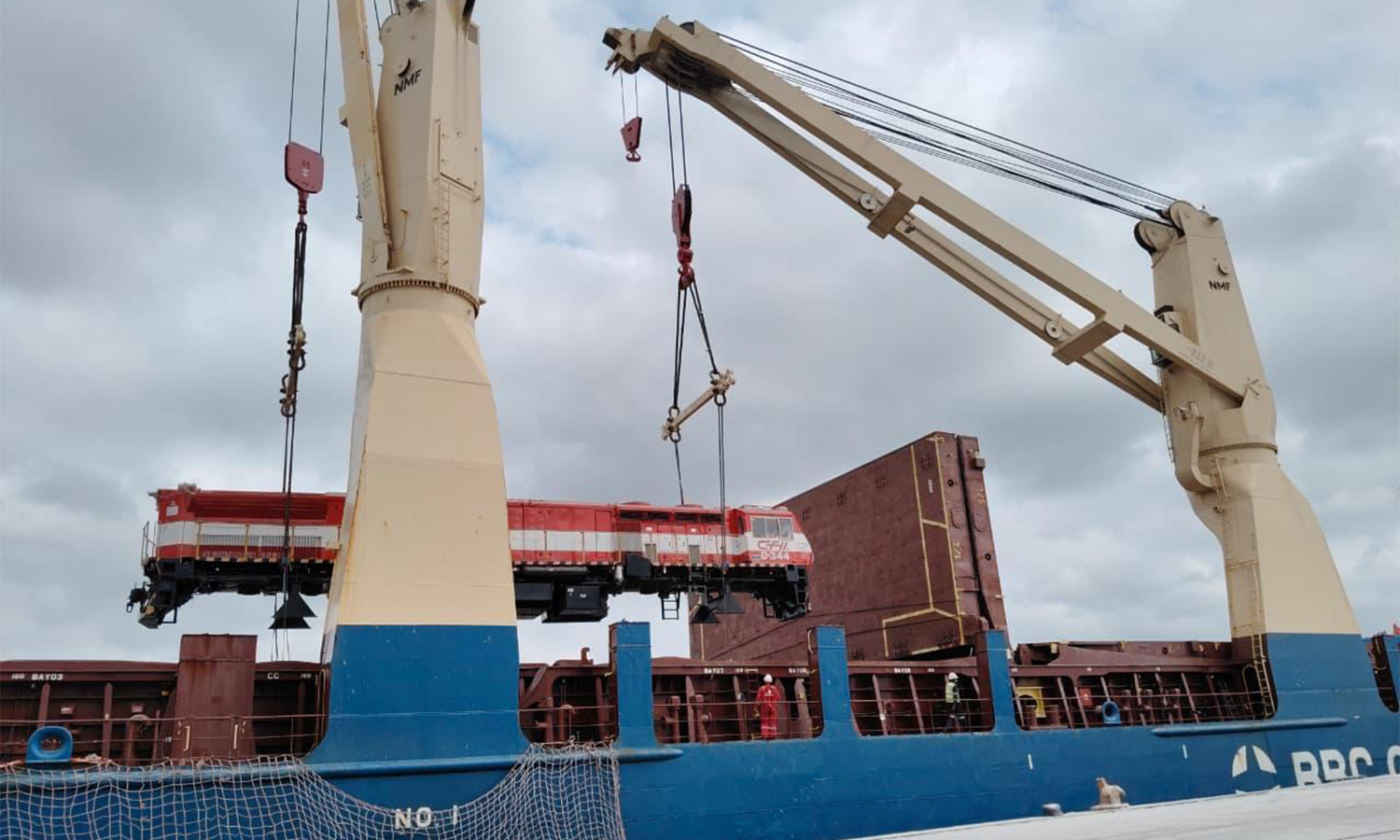 Final batch of locomotives arrives in Mozambique