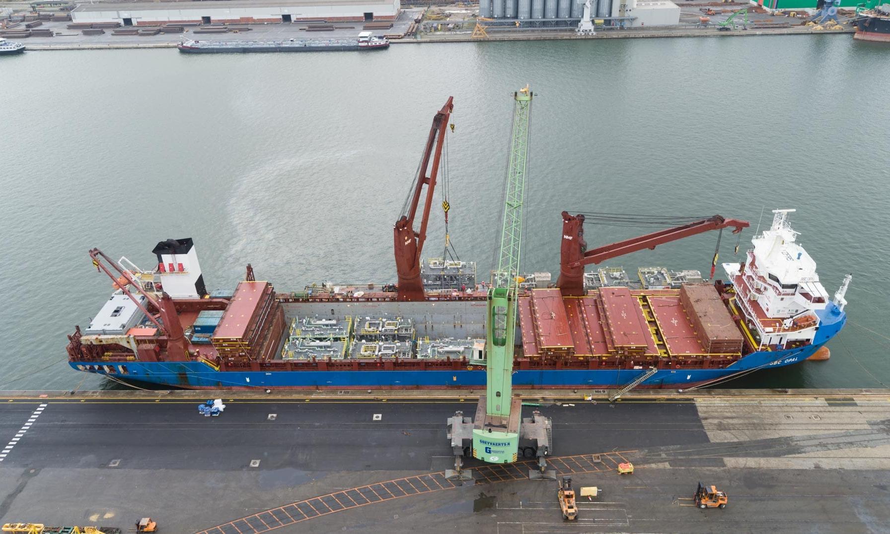 Deugro delivers massive INEOS cargo from Oman to Belgium