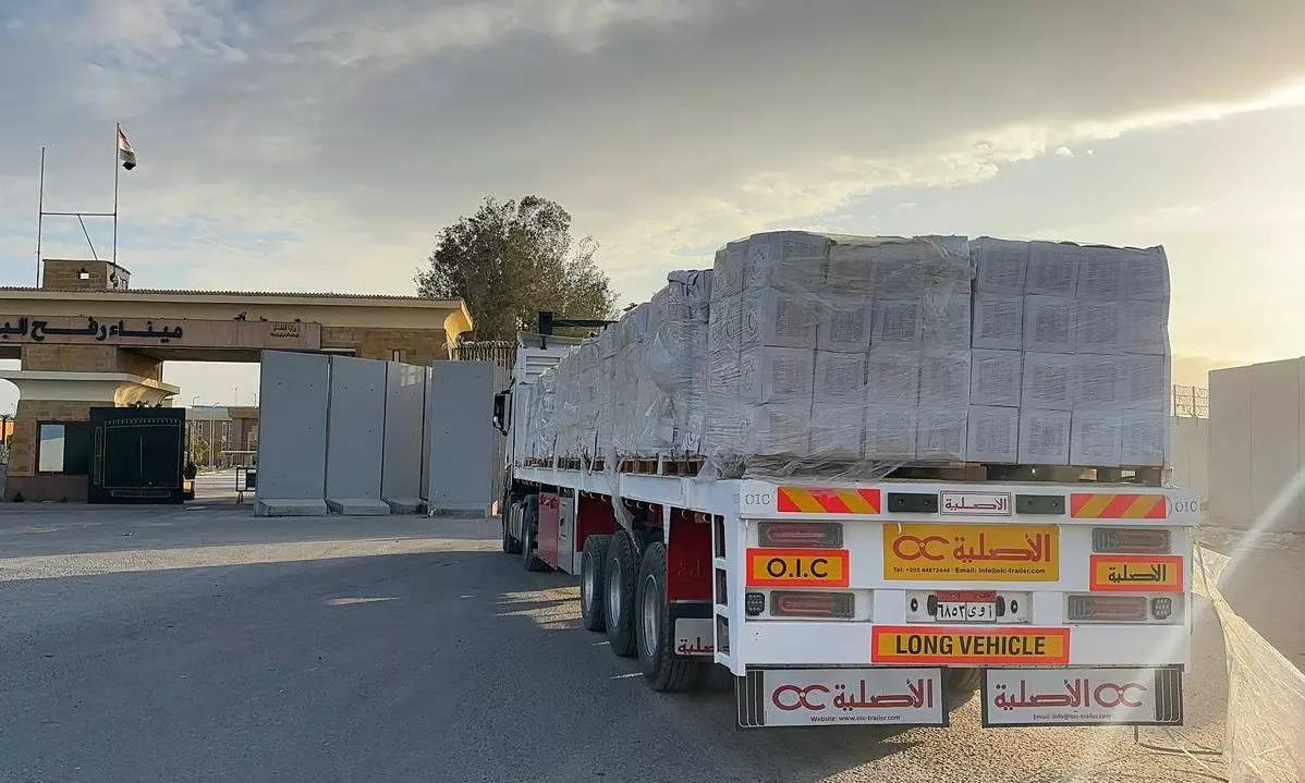 Egypt sends 211th aid convoy to Gaza Egypt sends 211th aid convoy to Gaza