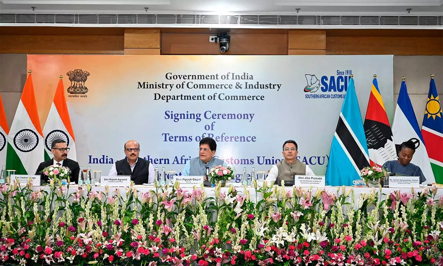 India, SACU sign ToR for PTA negotiations