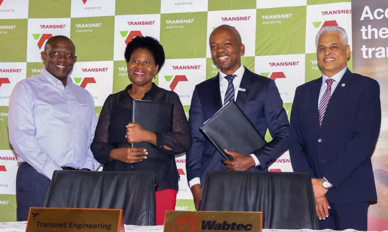 Transnet and Wabtec sign R6.6bn locomotive support agreement Transnet and Wabtec sign R6.6bn locomotive support agreement