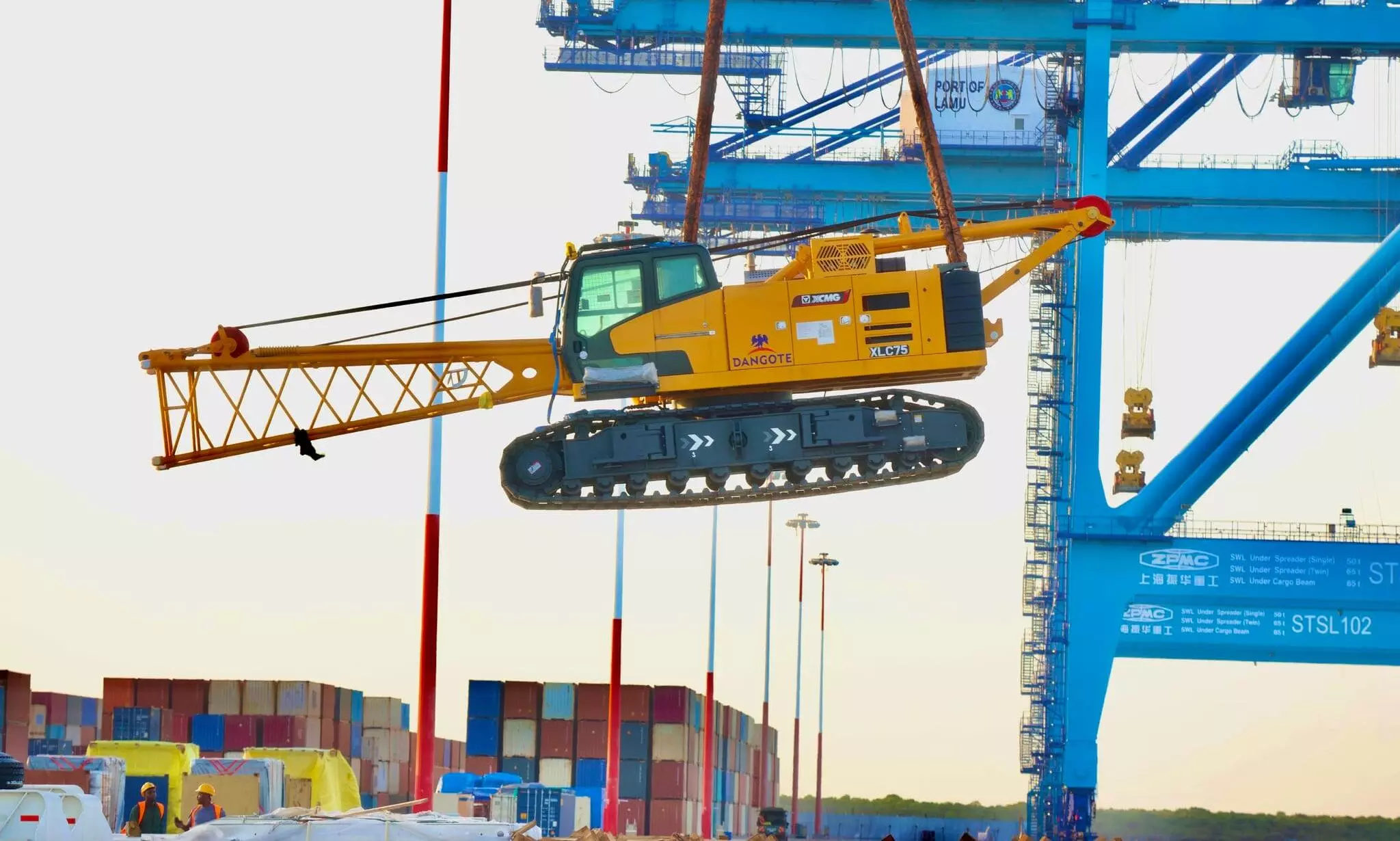 Port of Lamu receives second heavy equipment shipment for Dangote Port of Lamu receives second heavy equipment shipment for Dangote