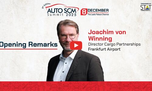 Auto SCM Summit 2025: Opening remarks by Joachim von Winning, Frankfurt Airport