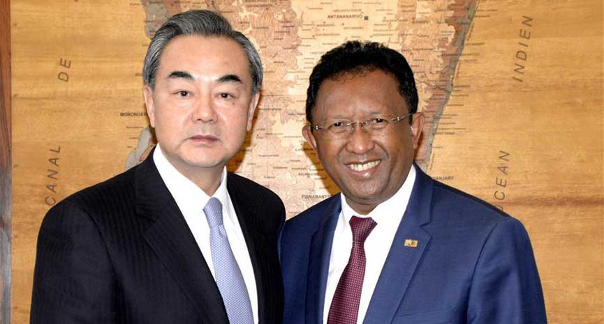 Chinese FM meets Madagascar President to deepen relations on Belt and Road initiative Chinese FM meets Madagascar President to deepen relations on Belt and Road initiative