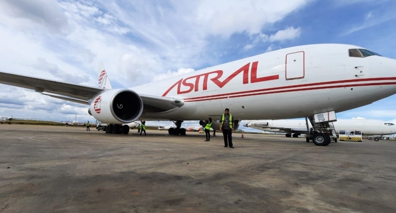 Cargo Aircraft That Will Bring COVID-19 Vaccine To Kenya
