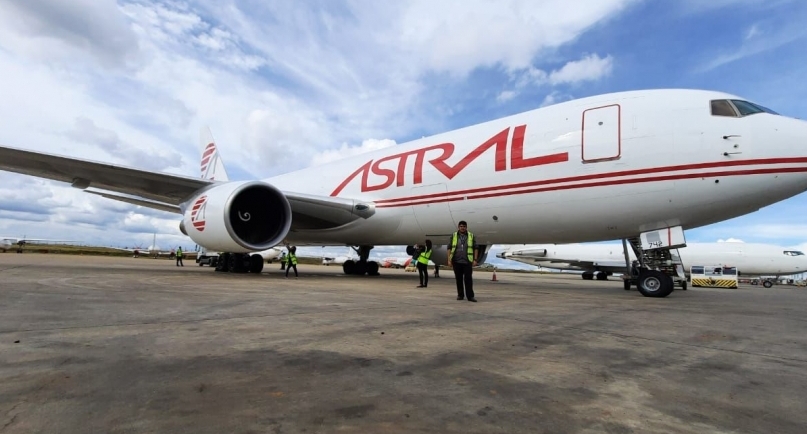 Astral’s first B767-200F is expected to start commercial operations from the mid of January. Astral’s first B767-200F is expected to start commercial operations from the mid of January.