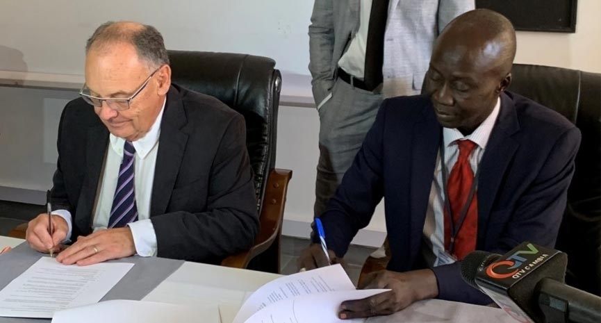 The MoU marks the start of an exciting collaboration which will explore options available to deliver on Gambia’s ambitious marine transport plans. The MoU marks the start of an exciting collaboration which will explore options available to deliver on Gambia’s ambitious marine transport plans.